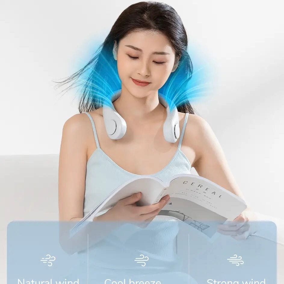 Portable Neck Fan, Bladeless Hanging Neck Fan, Summer Traveling Outdoor Sports Fans, Hands Free Rechargeable Head Fan, Cooling Airflow Wingless Neck Fan, Mini Air Cooler Conditioner for Travel Outdoor, Adjustable Comfy Neck Fan Portable Neck Fan, Bladeless Hanging Neck Fan, Summer Traveling Outdoor Sports Fans, Hands Free Rechargeable Head Fan, Cooling Airflow Wingless Neck Fan, Mini Air Cooler Conditioner for Travel Outdoor, Adjustable Comfy Neck Fan